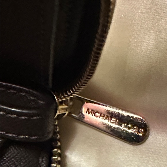 Michael Kors Large Continental Wallet Wristlet brown - Picture 7 of 9